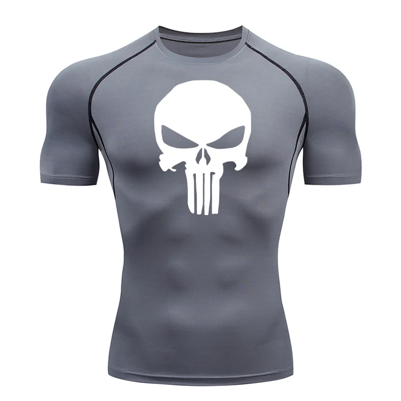 Summer Sports Quick Dry T-Shirt Men Short Sleeve Shirt Skull Gym Bodybuilding T-Shirt Compression Shirt Long Sleeve Running Top
Summer Sports Quick Dry T-Shirt Men Short Sleeve Shirt Skull Gym Bodybuilding T-Shirt Compression Shirt Long Sleeve Running Top