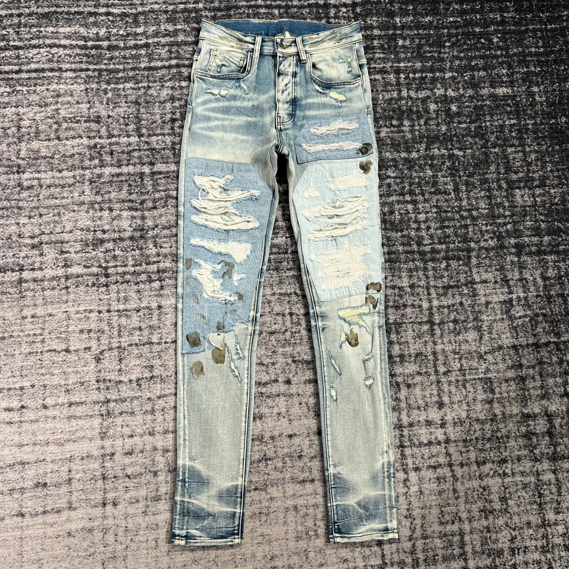 2024 New Style Water Washing To Make Old and Damaged Jeans Micro-elastic Slimming Baggy
2024 New Style Water Washing To Make Old and Damaged Jeans Micro-elastic Slimming Baggy