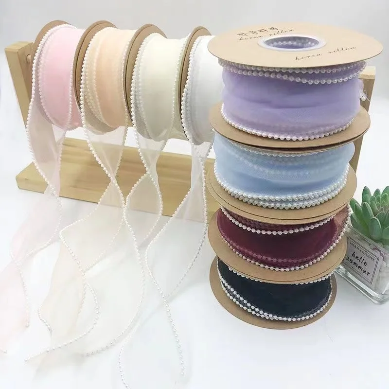 Оптовая продажа, 4 см, 5 ярдов, ленты из органзы с бисером, аксессуары для рукоделия
Оптовая продажа, 4 см, 5 ярдов, ленты из органзы с бисером, аксессуары для рукоделия