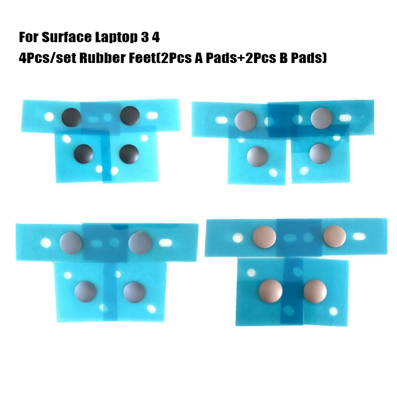 4Pcs/set For Surface Laptop 3 4 Rubber Feet Black Bottom Case Rubber Feet Pad Stand Notebook Replacement Feet Base
4Pcs/set For Surface Laptop 3 4 Rubber Feet Black Bottom Case Rubber Feet Pad Stand Notebook Replacement Feet Base
