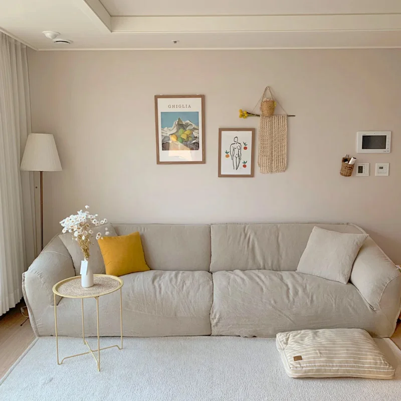 Nordic Cloth Art Sofa Latex Down Super Soft Sofa Home Stay Facility Necessary Sofas Set Living Room Furniture
Nordic Cloth Art Sofa Latex Down Super Soft Sofa Home Stay Facility Necessary Sofas Set Living Room Furniture
