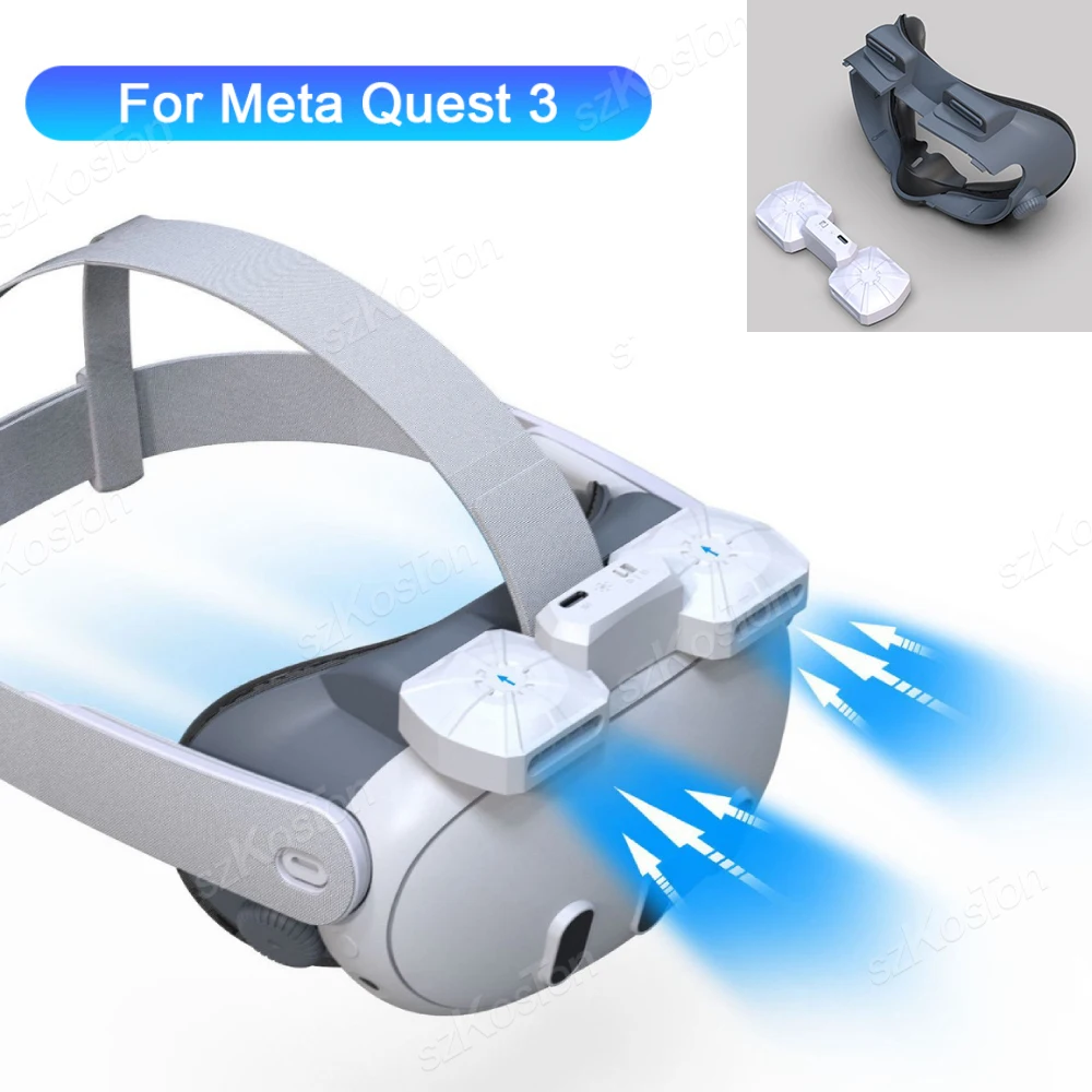 Для Meta Quest 3 активная циркуляция воздуха интерфейс для лица охлаждающий вентилятор для снятия запотевания против утечки VR гарнитура аксессуары
Для Meta Quest 3 активная циркуляция воздуха интерфейс для лица охлаждающий вентилятор для снятия запотевания против утечки VR гарнитура аксессуары