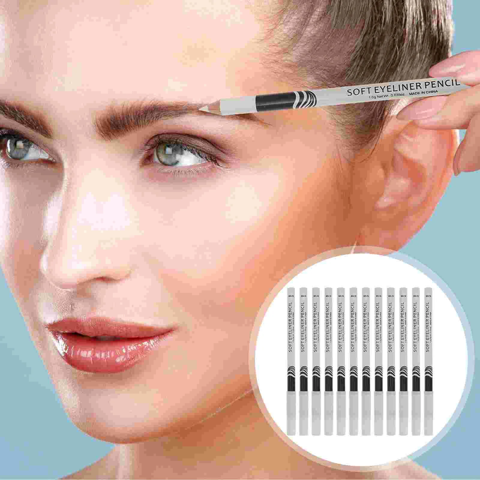 12Pcs Waterproof White Eyeliner Pencils Eyeshadow Eye Brighten Pencils Contact lenses
12Pcs Waterproof White Eyeliner Pencils Eyeshadow Eye Brighten Pencils Contact lenses