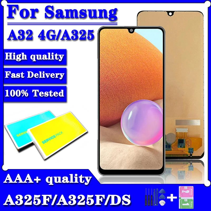 Тест для Samsung A32 4G ЖК-дисплей сенсорный экран дигитайзер в сборе для Samsung A325 LCD A325F A325M A325F/DS
Тест для Samsung A32 4G ЖК-дисплей сенсорный экран дигитайзер в сборе для Samsung A325 LCD A325F A325M A325F/DS