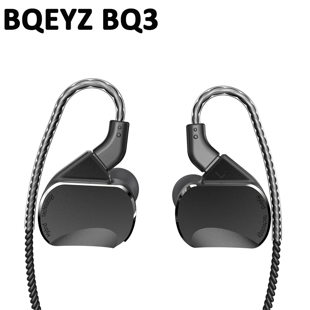 Внутриканальные наушники BQEYZ BQ3, наушники-вкладыши с алюминиевым металлическим интерфейсом, диаметром 0,78 мм, сменный кабель
Внутриканальные наушники BQEYZ BQ3, наушники-вкладыши с алюминиевым металлическим интерфейсом, диаметром 0,78 мм, сменный кабель