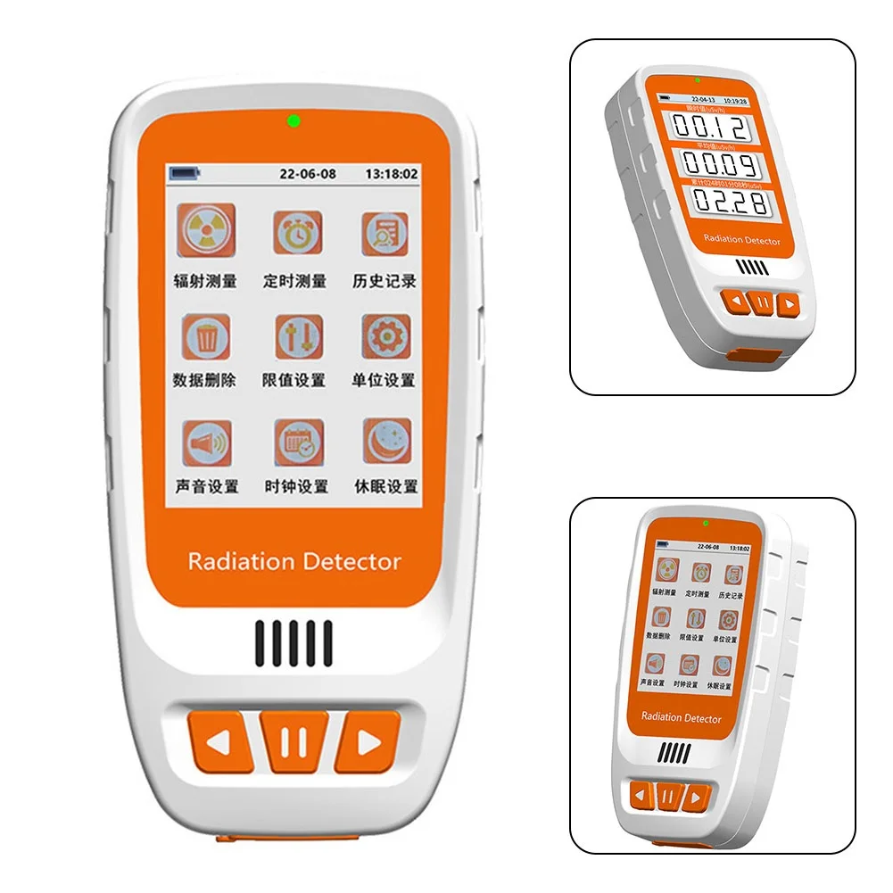 Geiger Counter Nuclear Radiation Tester LCD Display Personal Dosimeter Tester With USB Data Cable And Instruction Manual
Geiger Counter Nuclear Radiation Tester LCD Display Personal Dosimeter Tester With USB Data Cable And Instruction Manual