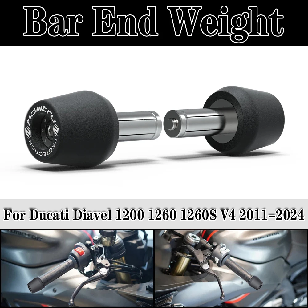 For Ducati Diavel 1200 1260 1260S V4 2011-2024 Motorcycle Handle Bar End Weight Grips Cap
For Ducati Diavel 1200 1260 1260S V4 2011-2024 Motorcycle Handle Bar End Weight Grips Cap