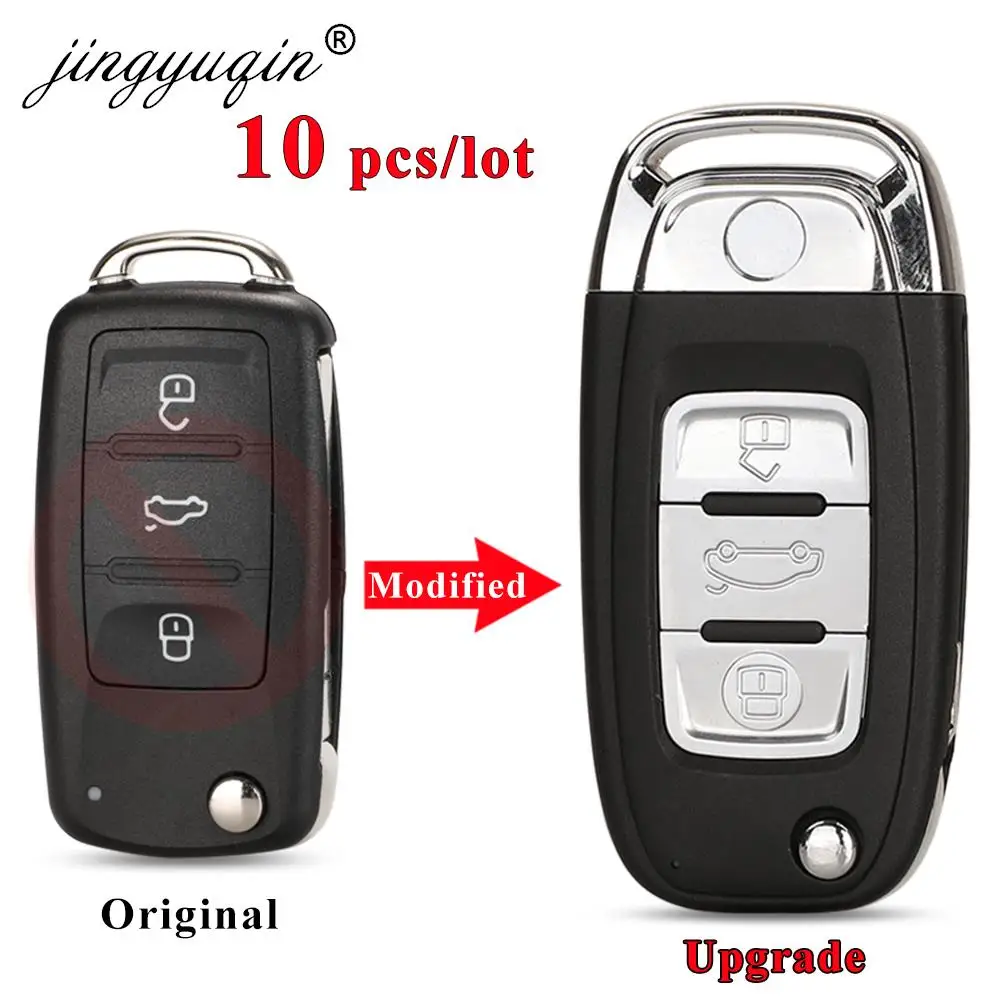 Jingyuqin 10 шт. модифицированный флип-чехол для ключа для VW Volkswagen Golf 6 Mk6 Tiguan Polo Passat CC SEAT Skoda Octavia чехол для автомобильного ключа
Jingyuqin 10 шт. модифицированный флип-чехол для ключа для VW Volkswagen Golf 6 Mk6 Tiguan Polo Passat CC SEAT Skoda Octavia чехол для автомобильного ключа