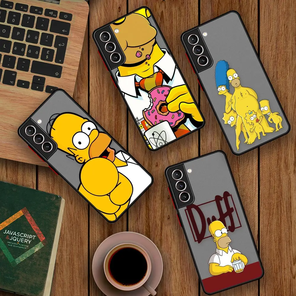 Cartoon The-Simpsons Galaxy S23FE Fundas For Samsung S22 S20 Ultra S21 S23 FE S10 Lite S9 S8 Plus Frosted Translucent Phone Case
Cartoon The-Simpsons Galaxy S23FE Fundas For Samsung S22 S20 Ultra S21 S23 FE S10 Lite S9 S8 Plus Frosted Translucent Phone Case