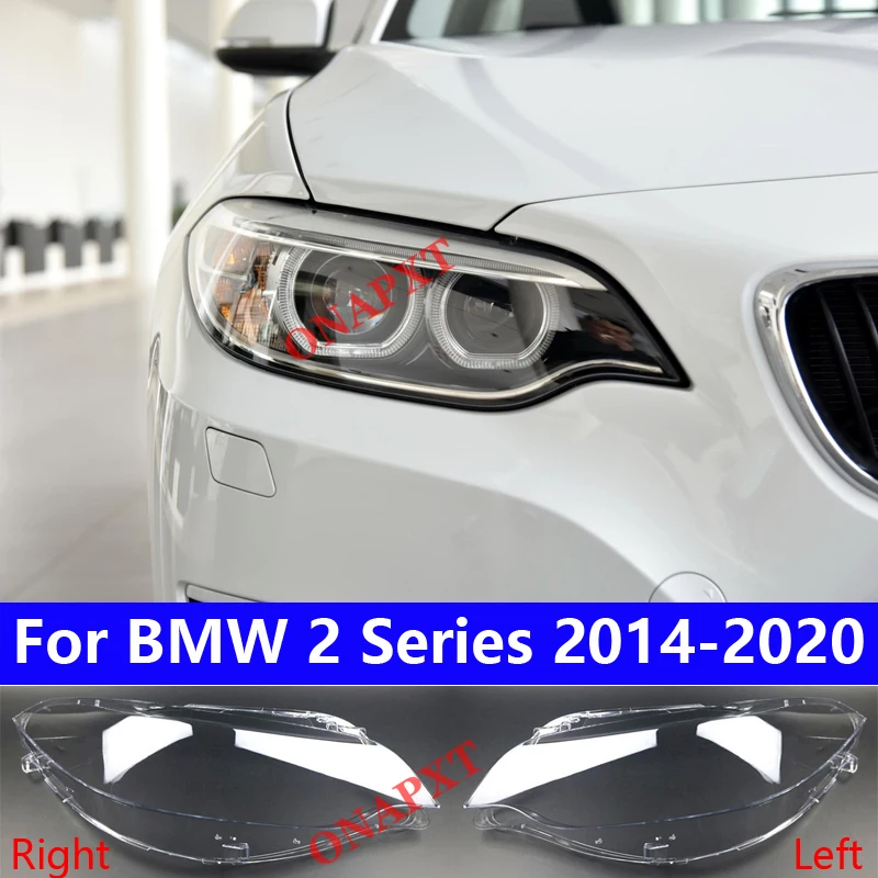 Car Front Headlight Cover For BMW 2 Series Coupe F22 2014-2020 Light Caps Transparent Lampshade Glass Lens Shell
Car Front Headlight Cover For BMW 2 Series Coupe F22 2014-2020 Light Caps Transparent Lampshade Glass Lens Shell