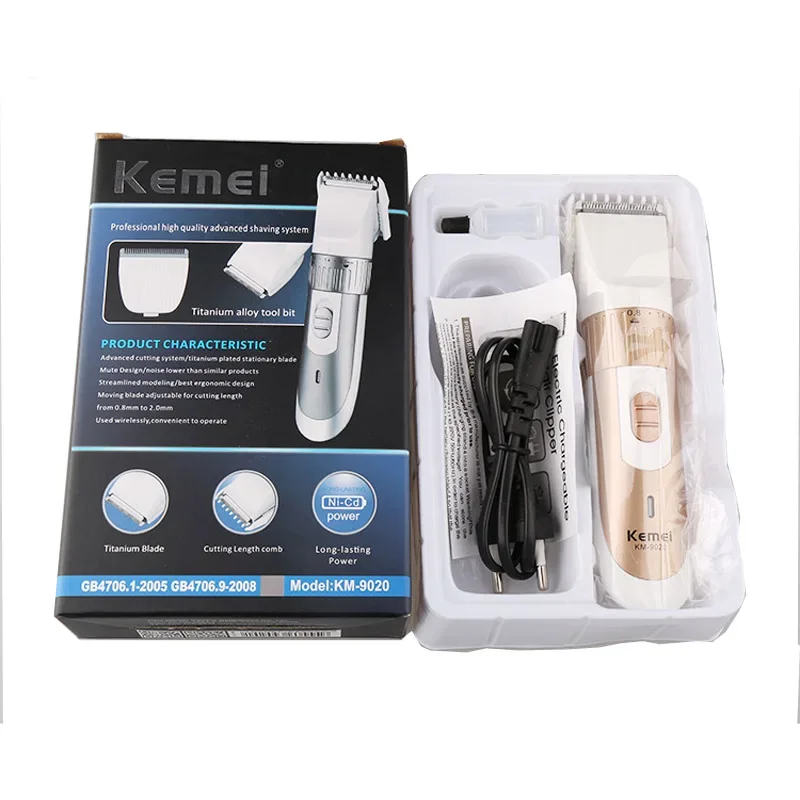 KEMEI KM-9020 Professional Men Kids Hair Beard Trimmer Rechargeable Hair Clipper Electric Shaver Razor Adjustable Cutting Machin
KEMEI KM-9020 Professional Men Kids Hair Beard Trimmer Rechargeable Hair Clipper Electric Shaver Razor Adjustable Cutting Machin