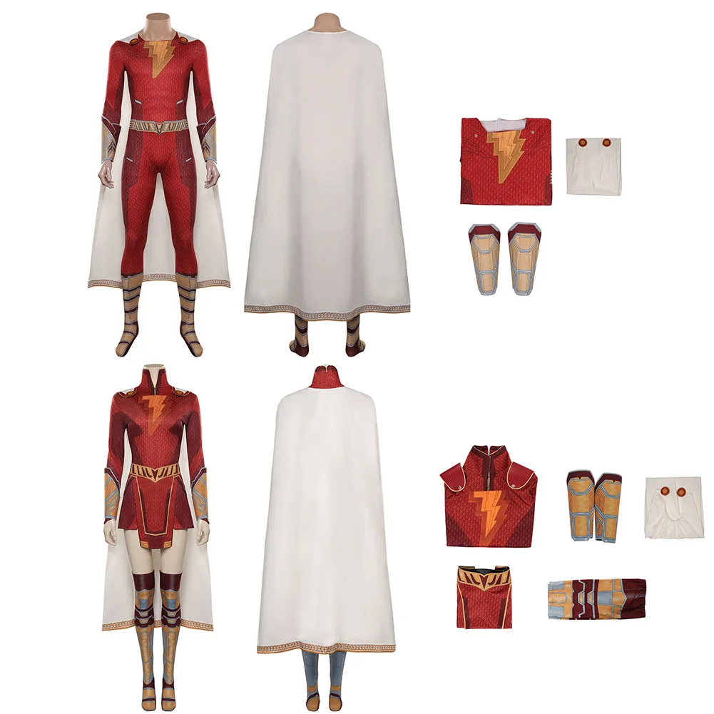 Mary Shazam Cosplay Jumpsuit Clock Movie Shazam Fury of the Gods Roleplaying Costume Female Male Halloween Carnival Clothes
Mary Shazam Cosplay Jumpsuit Clock Movie Shazam Fury of the Gods Roleplaying Costume Female Male Halloween Carnival Clothes