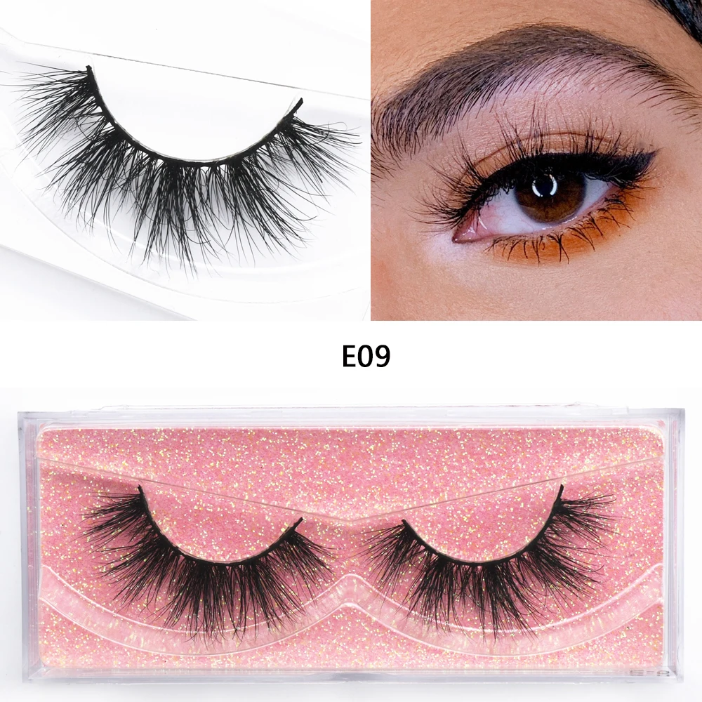 

3D Mink Eyelashes Crisscross Natural Long False Eyelashes Cruelty Free Mink Lashes Soft Reusable Cilios Makeup Lashes Extension