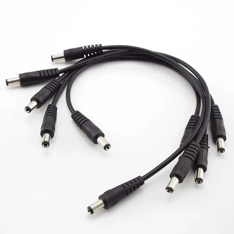 

12V 3A DC male to male Power supply diy cord cable 5.5 x 2.1mm Male CCTV Adapter Connector Power Extension Cords 0.5M/1M/2M