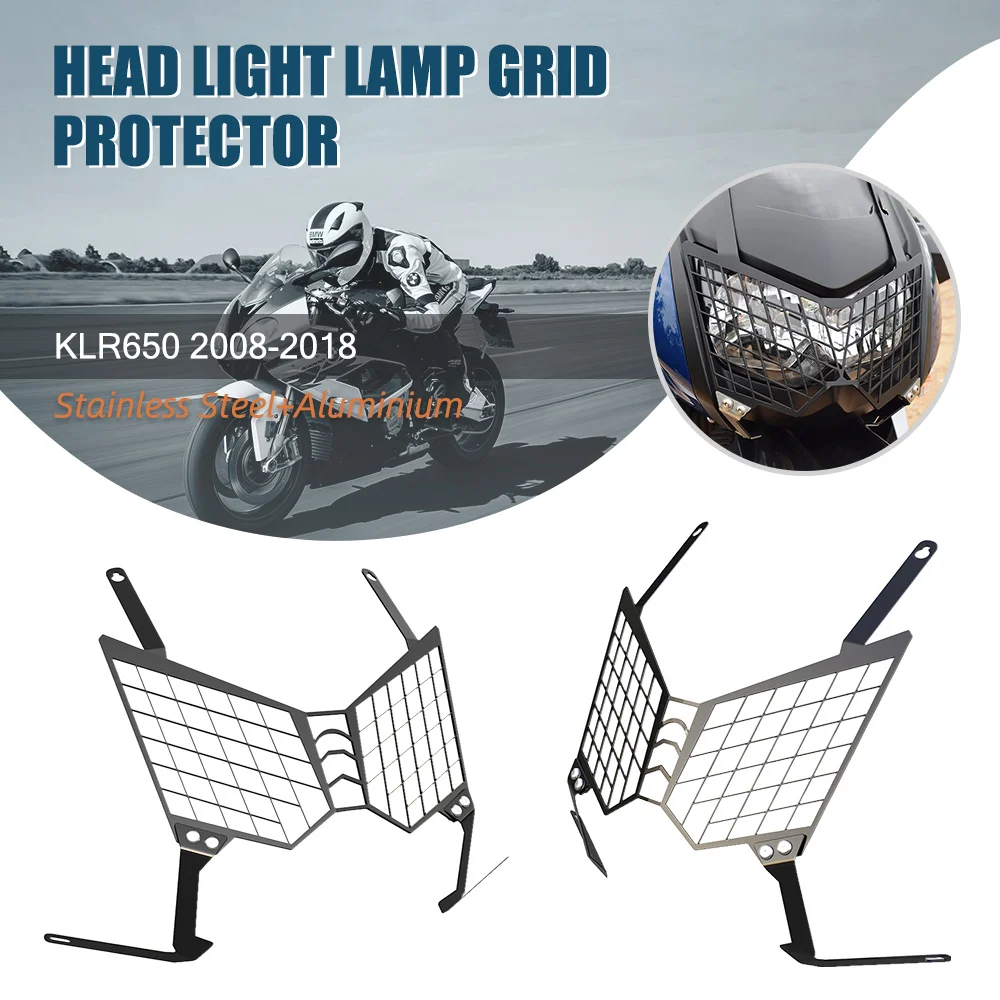 For Kawasaki KLR650 2008 2009 2010 2011 2012 2013 2014 2015 2016 2017 2018 Headlight Shield Guard Protector Mesh Grille Cover
For Kawasaki KLR650 2008 2009 2010 2011 2012 2013 2014 2015 2016 2017 2018 Headlight Shield Guard Protector Mesh Grille Cover