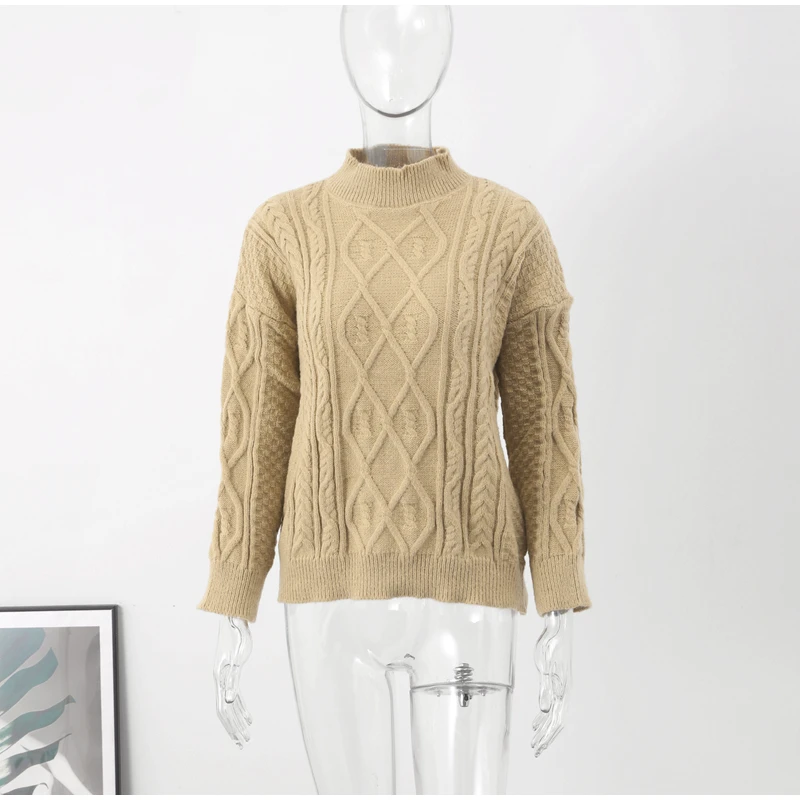 Thick Twisted Sweater Women Autumn Long Sleeve O-neck Female Knitted Pullover Solid Casual Loose Lady Knitwear Tops 10 Mallzona Sb599438c7a7140a983eaccba489d644eo Thick Twisted Sweater Women Autumn Long Sleeve O-neck Female Knitted Pullover Solid Casual Loose Lady Knitwear Tops Mallzona