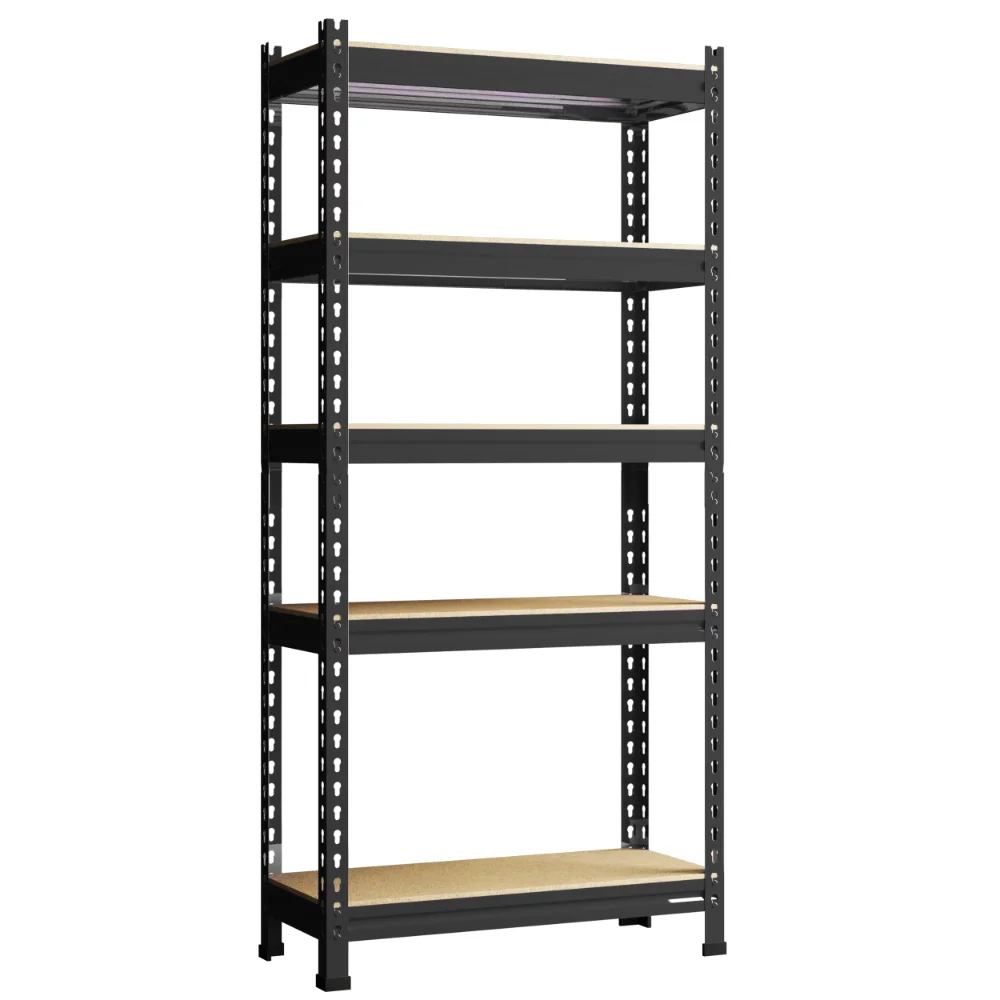 

Kuma Tool Storage Shelves, 5 Tier Adjustable Metal Garage Shelf Utility Rack Unit for Adult Warehouse Kitchen, 28" x 12" x 59",