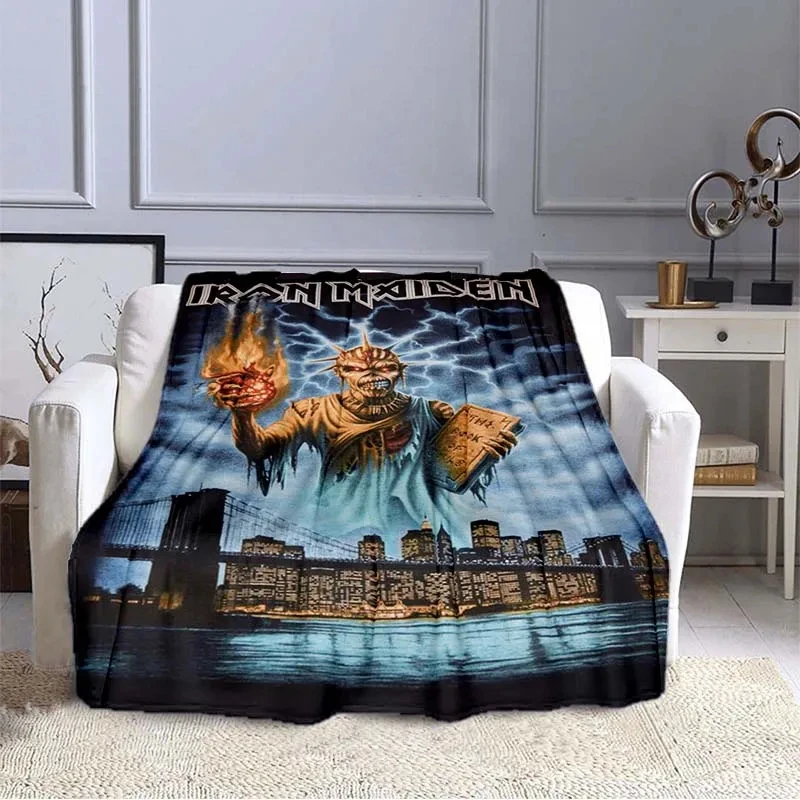 I-Iron Maiden Heavy Metal Rock Band Blanket Sofa Cover Soft and Hairy Blanket Flannel Cozy Comfortable Home Travel Throw Blanket
I-Iron Maiden Heavy Metal Rock Band Blanket Sofa Cover Soft and Hairy Blanket Flannel Cozy Comfortable Home Travel Throw Blanket