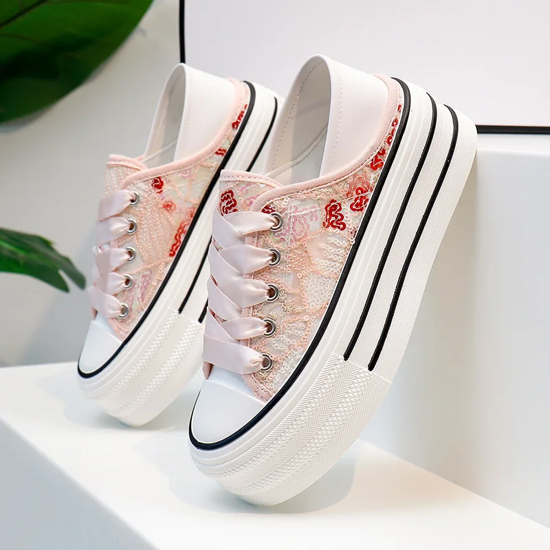 Vulcanized Shoes Woman Casual Sports Canvas Sneakers Bling Designer Round Toe Flat Canvas Shoes Girls Tennis Trainers Footwear
Vulcanized Shoes Woman Casual Sports Canvas Sneakers Bling Designer Round Toe Flat Canvas Shoes Girls Tennis Trainers Footwear