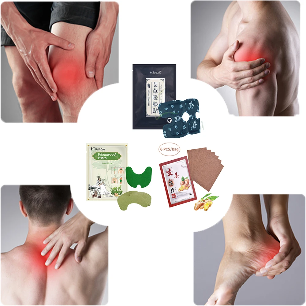 Health Care Self-heating Relieve Pain Wormwood Stickers Knee Warming Paste Ginger Pad
Health Care Self-heating Relieve Pain Wormwood Stickers Knee Warming Paste Ginger Pad