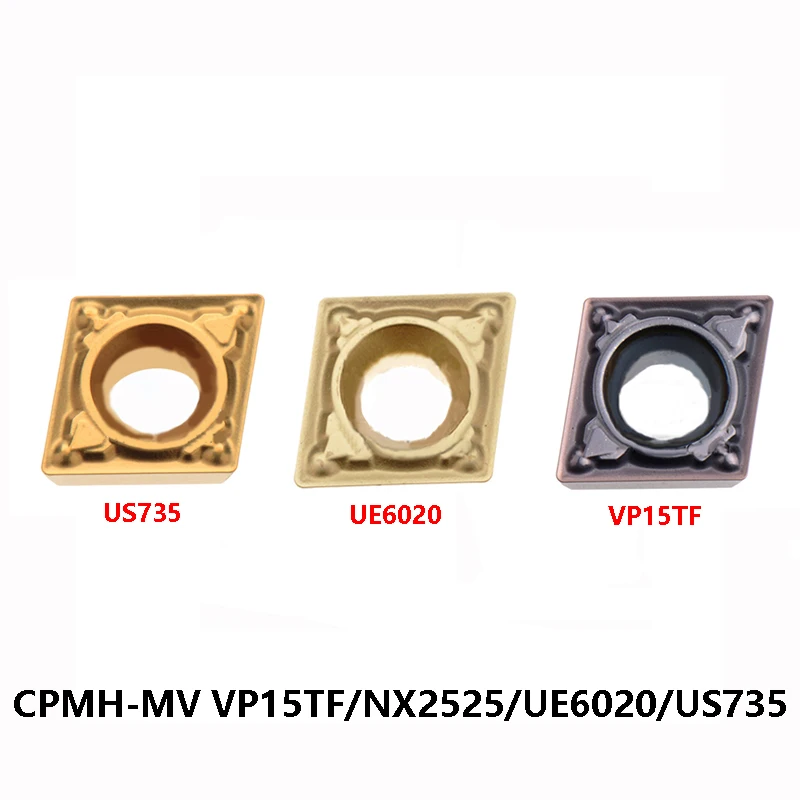Original CPMH 090304 CPMH080204 CPMH080208 CPMH090304 CPMH090308-MV VP15TF NX2525 UE6020 US7020 US735 Cutter Tools CNC Inserts
Original CPMH 090304 CPMH080204 CPMH080208 CPMH090304 CPMH090308-MV VP15TF NX2525 UE6020 US7020 US735 Cutter Tools CNC Inserts
