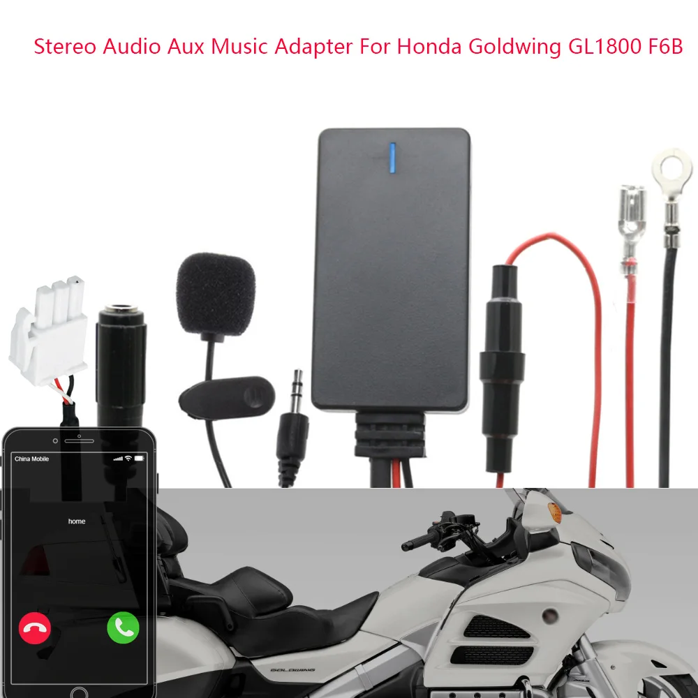 Stereo Audio Aux Music Adapter Car Bluetooth 5.0 Radio Cable Microphone Handsfree For Honda Goldwing GL1800 F6B Accessories
Stereo Audio Aux Music Adapter Car Bluetooth 5.0 Radio Cable Microphone Handsfree For Honda Goldwing GL1800 F6B Accessories