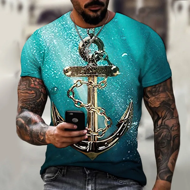 Summer Trend Fashion Outdoor Navigation Leisure Sports Men's 3D Printing Loose Oversized Top Clothing Short Sleeve T-shirt。
Summer Trend Fashion Outdoor Navigation Leisure Sports Men's 3D Printing Loose Oversized Top Clothing Short Sleeve T-shirt。