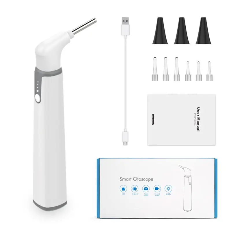 5 in1 3.9mm Wifi Earscope Cleaner Ear Endoscope Camrea 1080p Ear Spoon Earpick Otoscope for -Android -IOS Phone
5 in1 3.9mm Wifi Earscope Cleaner Ear Endoscope Camrea 1080p Ear Spoon Earpick Otoscope for -Android -IOS Phone