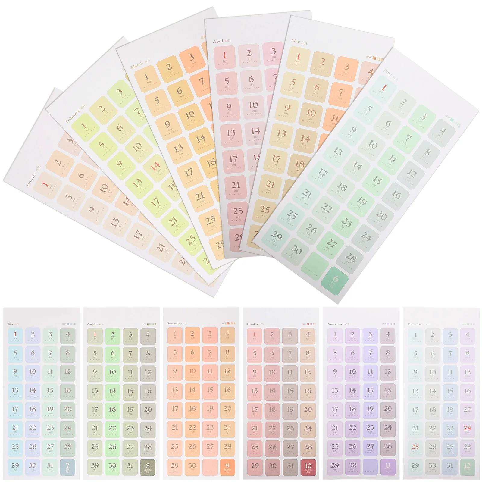 Sun and Moon Index Sticker Tab Calendar Stickers Daily Plan DIY Compact Book Tabs Use Planner Tags
Sun and Moon Index Sticker Tab Calendar Stickers Daily Plan DIY Compact Book Tabs Use Planner Tags