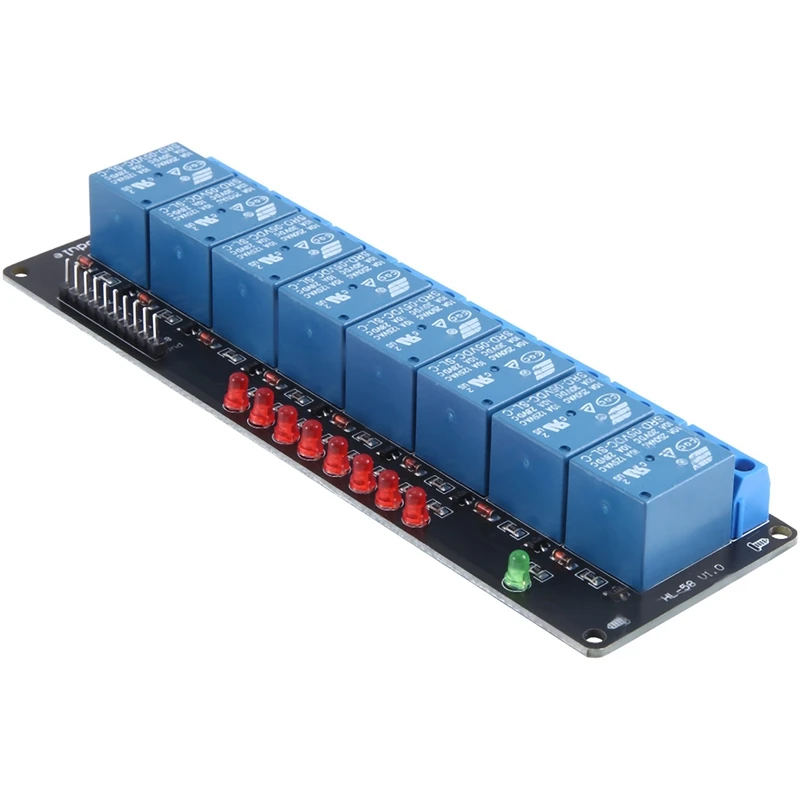 1 Piece 5V Optocoupler Drive Module Eight-Way Relay Control Board Low Level Trigger
1 Piece 5V Optocoupler Drive Module Eight-Way Relay Control Board Low Level Trigger