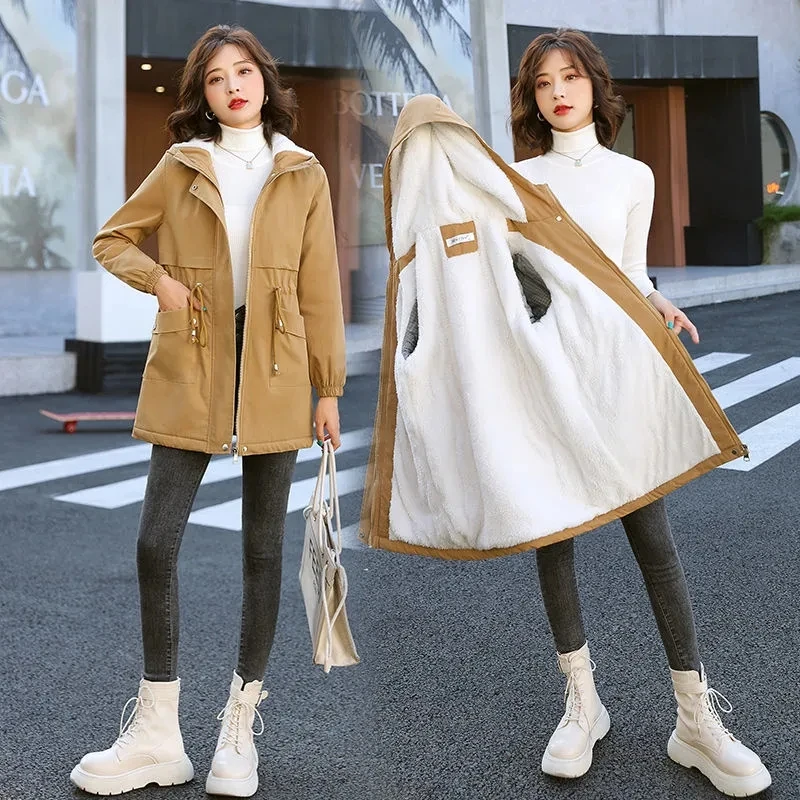 Women Winter Parkas Coat 2023 New Plus Velet Cotton Padded Jacket Women Loose Thicken Snow Coat Winter Fur Collar Hooded Outwear
Women Winter Parkas Coat 2023 New Plus Velet Cotton Padded Jacket Women Loose Thicken Snow Coat Winter Fur Collar Hooded Outwear