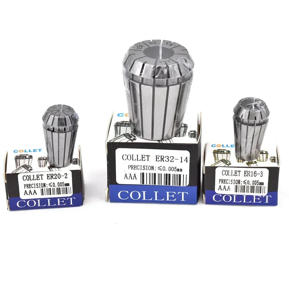 NEW AAA grade 12PCS/SET ER20 collet set 3-13mm 1/8 spring collet chuck precision 0.005mm CNC Milling Lathe Tool spindle motor
NEW AAA grade 12PCS/SET ER20 collet set 3-13mm 1/8 spring collet chuck precision 0.005mm CNC Milling Lathe Tool spindle motor