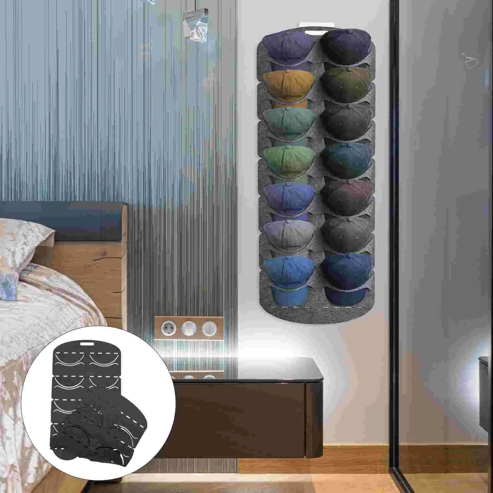 Hat Storage Hangers Wall Organizer Bracket Home Bag Holder Door Back Non-woven Fabric Hanging Pocket Wall-mounted Pouch
Hat Storage Hangers Wall Organizer Bracket Home Bag Holder Door Back Non-woven Fabric Hanging Pocket Wall-mounted Pouch