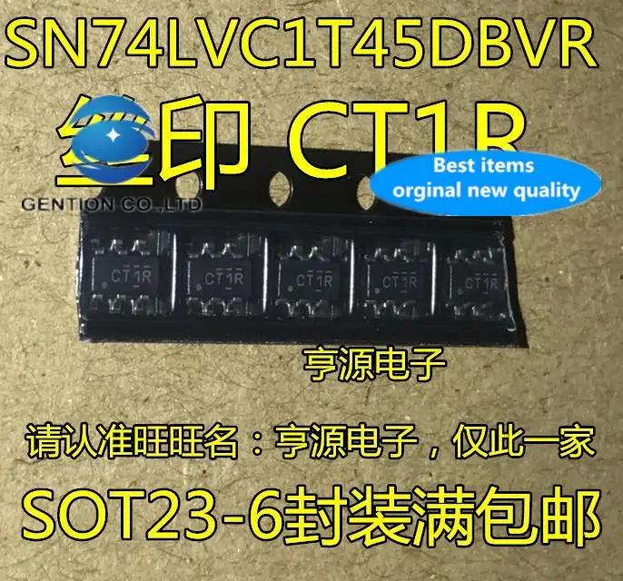 10 шт., 100% оригинальные новые фонарики, поверхностный монтаж, SN74LVC1T45DBVR, SN74LVC1T45, Silkscreen CT1F CT1R
10 шт., 100% оригинальные новые фонарики, поверхностный монтаж, SN74LVC1T45DBVR, SN74LVC1T45, Silkscreen CT1F CT1R