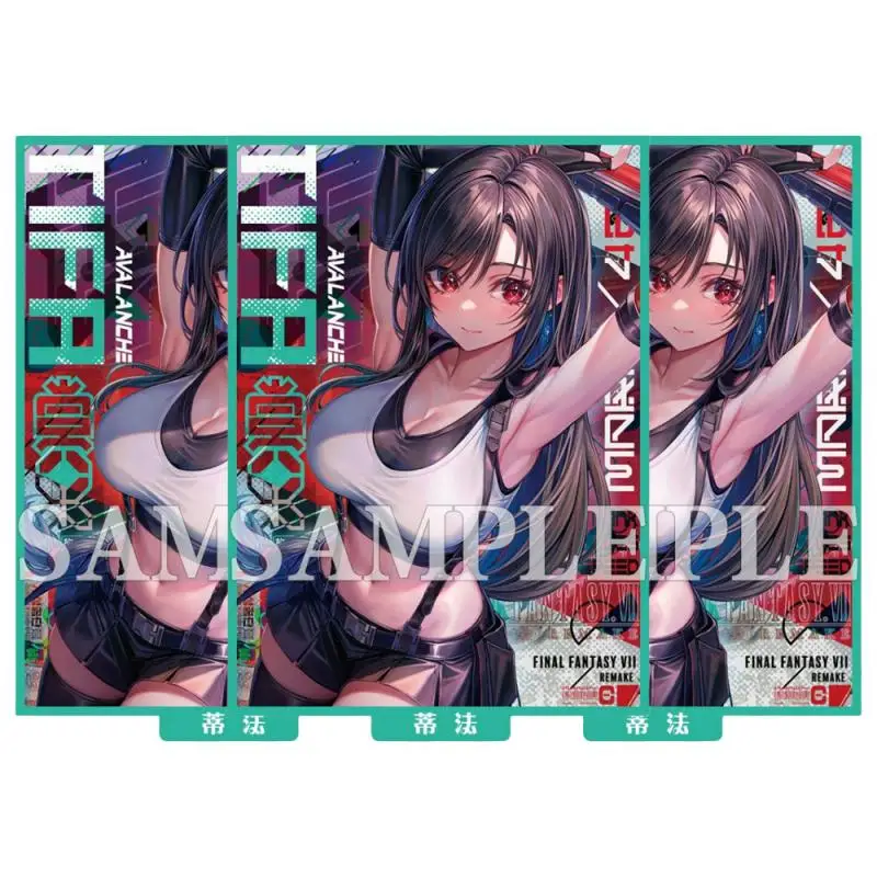 60 шт./набор ACG лазерный карточный рукав финальная фантазия Tifa Lockhart PTCG аниме игровой персонаж цветной флеш-карта защитный чехол
60 шт./набор ACG лазерный карточный рукав финальная фантазия Tifa Lockhart PTCG аниме игровой персонаж цветной флеш-карта защитный чехол