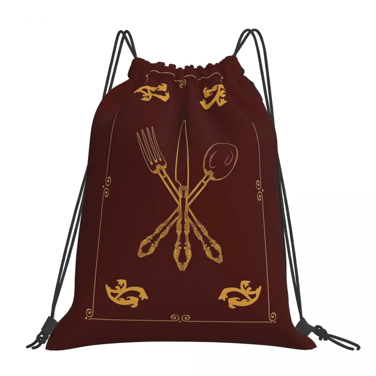 Just Add Magic Utensils Gold With Border Backpack Portable Drawstring Bag Drawstring Bundle Pocket Sundries Bag BookBag Travel
Just Add Magic Utensils Gold With Border Backpack Portable Drawstring Bag Drawstring Bundle Pocket Sundries Bag BookBag Travel