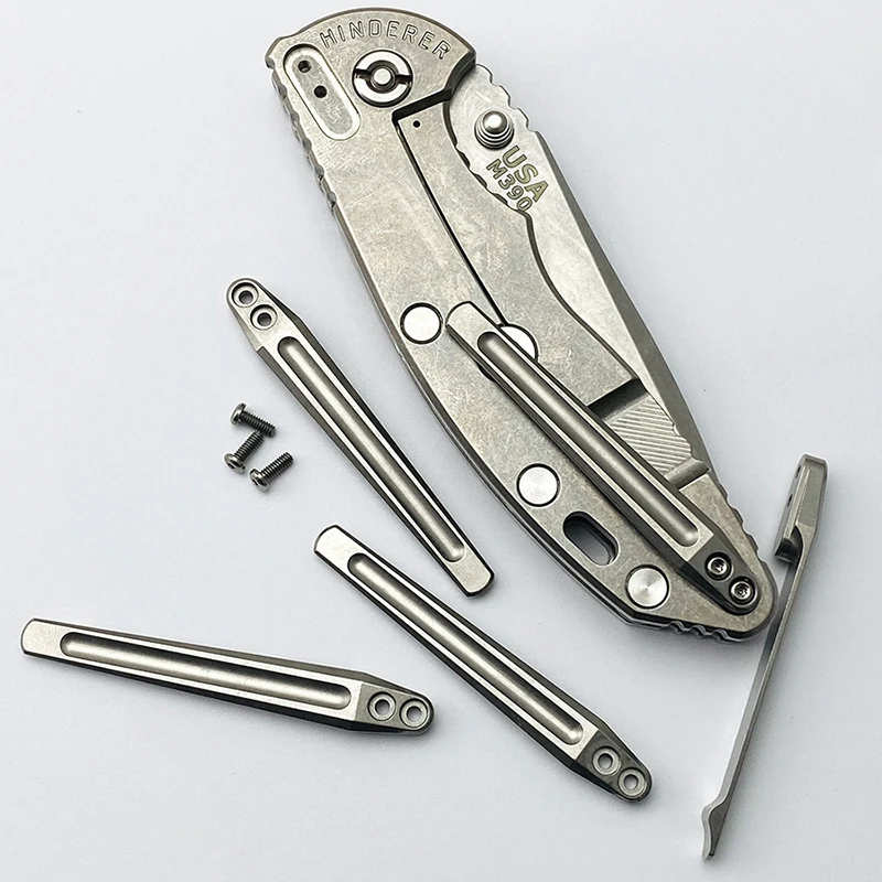 3 Sets Knife Titanium Pocket Clips Back Clamps for Rick Hinderer XM-18 XM-24 Jurassic Maximus Half Track Slicer DIY Accessories
3 Sets Knife Titanium Pocket Clips Back Clamps for Rick Hinderer XM-18 XM-24 Jurassic Maximus Half Track Slicer DIY Accessories