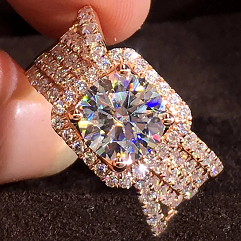 Кольцо женское из 18-каратного золота, с блестками, диаметром 1, 2, 3, 4, 5 карат
Кольцо женское из 18-каратного золота, с блестками, диаметром 1, 2, 3, 4, 5 карат