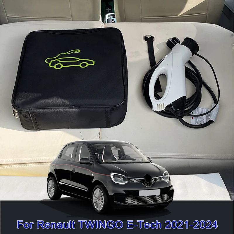 

EV Car Charging Cable Storage Carry Bag Charger Plugs Sockets Waterproof Fire Retardant For Renault TWINGO E-Tech 2021-2023 2024