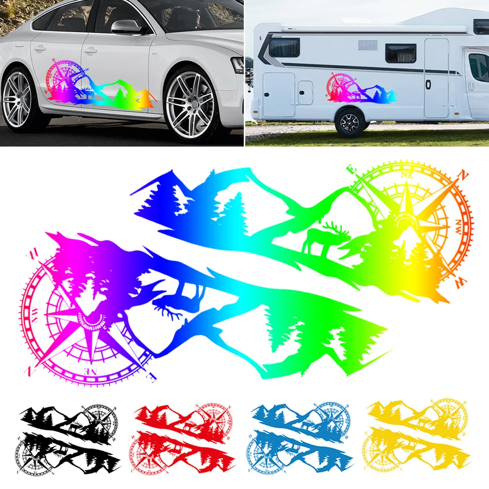 2pcs Forest Mountain Graphics Car Stickers For Motorhome Horsebox Caravan RV SUV Camper Van Body Decor Vinyl Decals Accessories
2pcs Forest Mountain Graphics Car Stickers For Motorhome Horsebox Caravan RV SUV Camper Van Body Decor Vinyl Decals Accessories