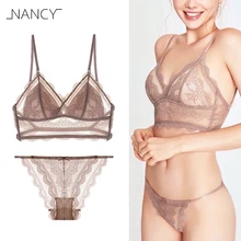 women's underwear sexy lace triangle cup push up seamless bra set Europe and America 2022 thin section comfortable
women's underwear sexy lace triangle cup push up seamless bra set Europe and America 2022 thin section comfortable