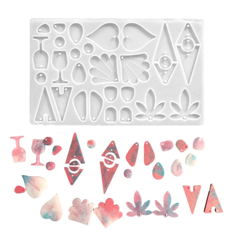DIY Earring Silicone Molds Wine Glass Maple Leaf Heart Epoxy Resin Casting Molds for Keychain Necklace Pendant Molds
DIY Earring Silicone Molds Wine Glass Maple Leaf Heart Epoxy Resin Casting Molds for Keychain Necklace Pendant Molds