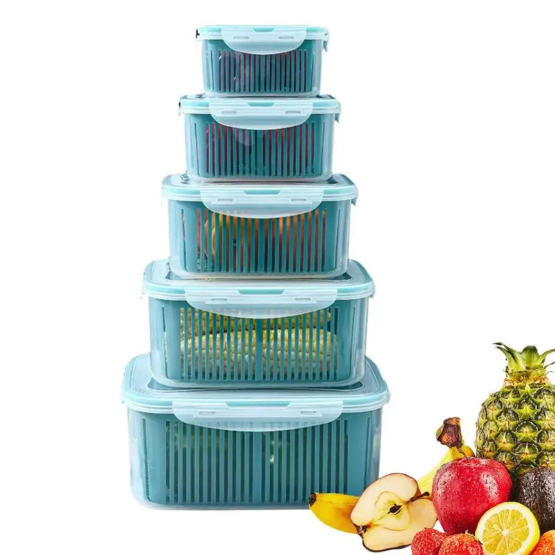 Fruit Organizer For Refrigerator Produce Keepers With Lid And Colander Refrigerator Fridge Organizer Vegetable Fruit Meat
Fruit Organizer For Refrigerator Produce Keepers With Lid And Colander Refrigerator Fridge Organizer Vegetable Fruit Meat