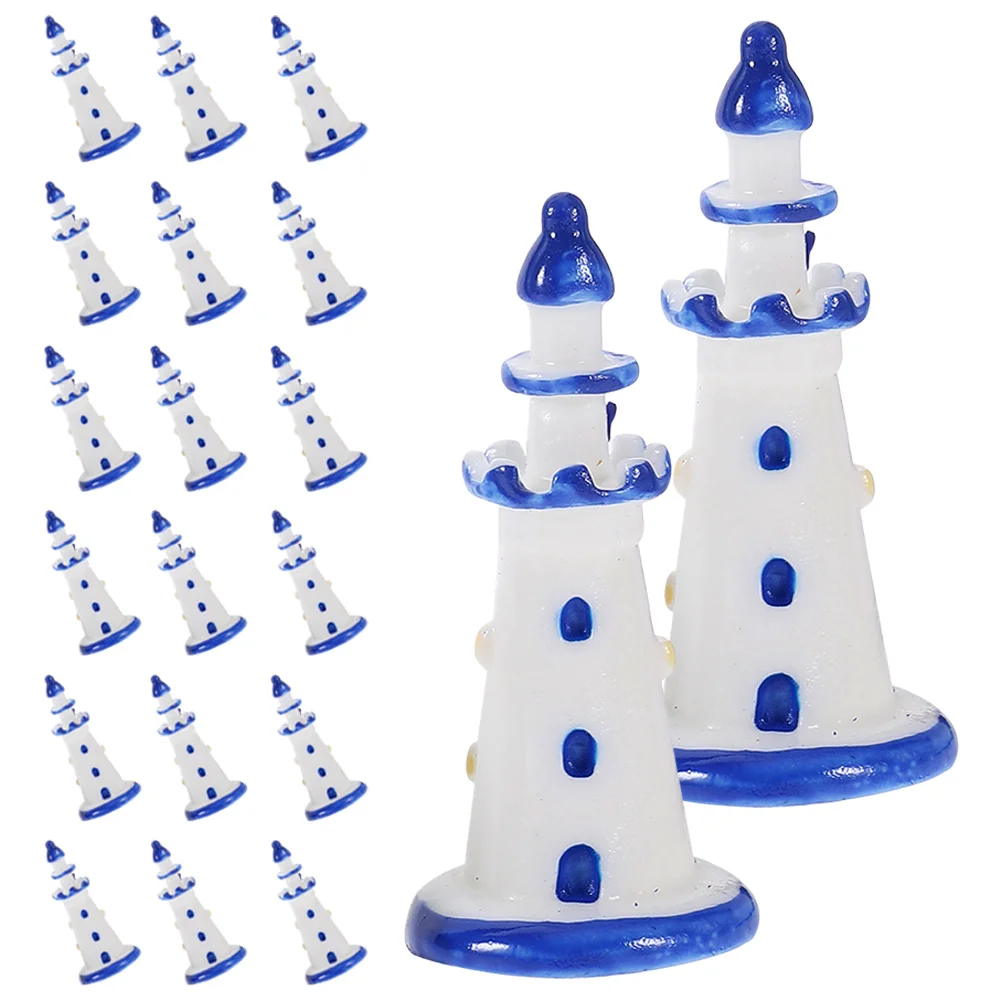 20 Pcs Lighthouse Model Miniature Decor Home Desktop Ornament Fish Tank Decorations Mediterranean
20 Pcs Lighthouse Model Miniature Decor Home Desktop Ornament Fish Tank Decorations Mediterranean