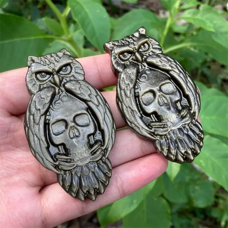 1 шт., Фигурка Совы из натурального золота 
1 шт., Фигурка Совы из натурального золота