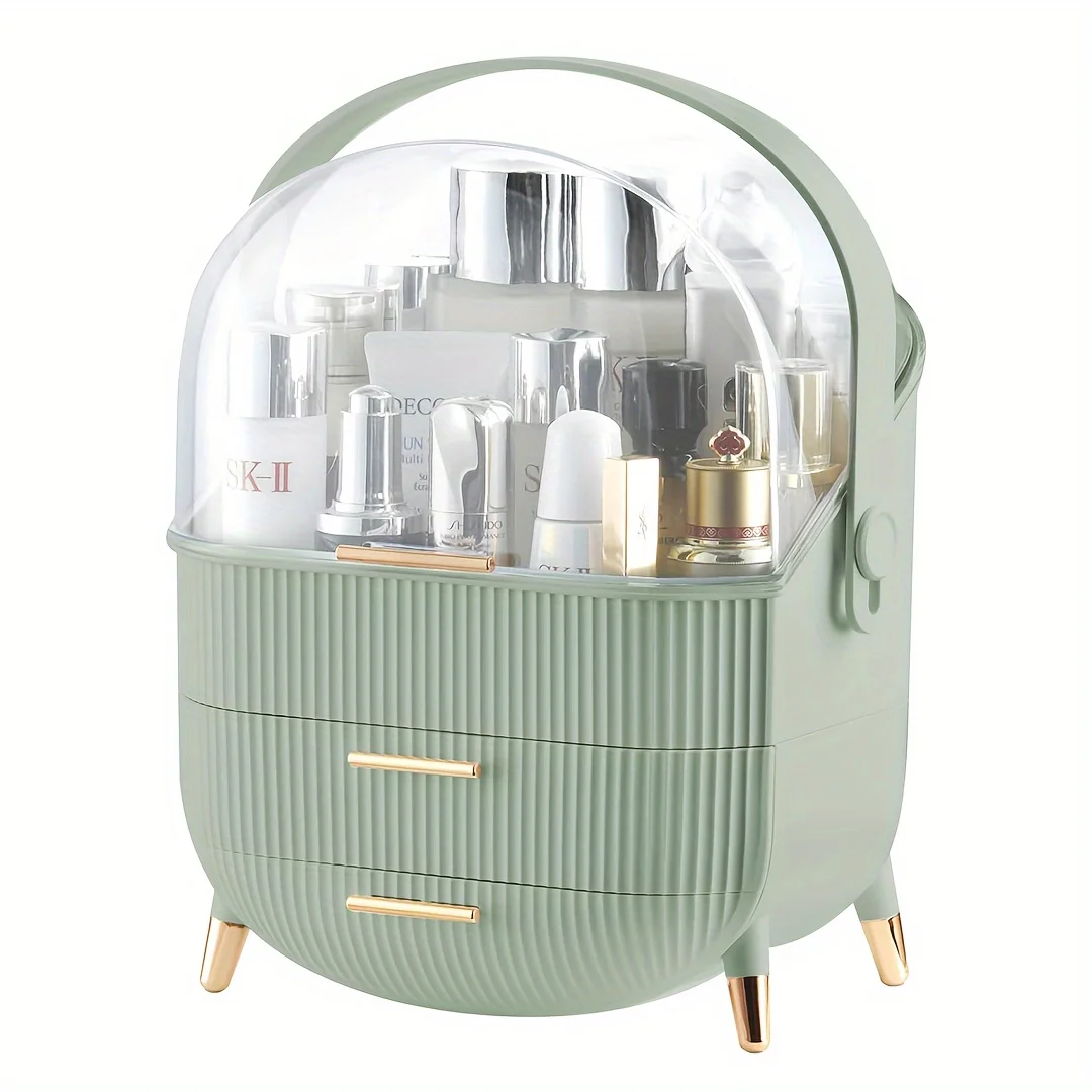 1pc Large Makeup Storage Rack With Drawers, Jewelry Plastic Storage Box, Cosmetic Storage Shelf, Household Space Saving Storage
1pc Large Makeup Storage Rack With Drawers, Jewelry Plastic Storage Box, Cosmetic Storage Shelf, Household Space Saving Storage