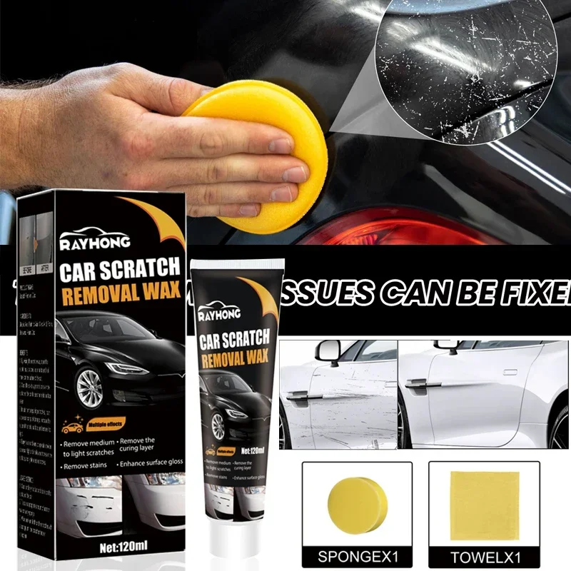 

Car Scratch Remover Paint Care Tools Auto Swirl Remover Scratches Repair Polishing Auto Body Grinding Compound Anti Scratch Wax