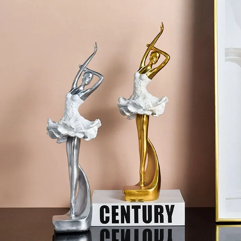 Resin Ballet Dancer Figurines for Interior Art Girl Statue Home Living Room Bedroom Entrance Display Decor Accessorie
Resin Ballet Dancer Figurines for Interior Art Girl Statue Home Living Room Bedroom Entrance Display Decor Accessorie
