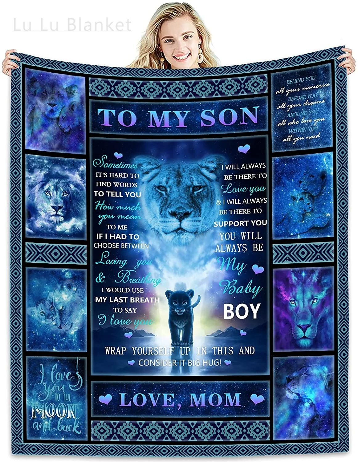 to My Son Letter Printed Blanket Ultra-Soft Micro Fleece Throw Blankets from Mom Dad Gifts for Son Fuzzy Soft Blanket
to My Son Letter Printed Blanket Ultra-Soft Micro Fleece Throw Blankets from Mom Dad Gifts for Son Fuzzy Soft Blanket