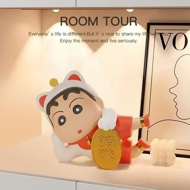 Аниме-фигурка Crayon Shin-chan, лежащая, зарабатывающая деньги, мультяшная очаровательная модель для гостиной, домашнее украшение, новоселье, рождественский подарок
Аниме-фигурка Crayon Shin-chan, лежащая, зарабатывающая деньги, мультяшная очаровательная модель для гостиной, домашнее украшение, новоселье, рождественский подарок